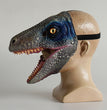 Dinosaur Moving Mouth Latex Mask Headgear Halloween Party Cos Props