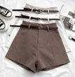 Fashion Versatile High Waist Slim Suit Shorts