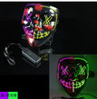 EL Halloween Colorful Mask Dance Equipment