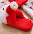 Santa Claus Cotton Shoes Slippers Plush Toy Gift Winter