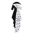Halloween Costume Cosplay Evil Queen Black White Dress Jacket