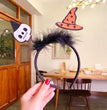 Halloween Wool Tassel Headband Masquerade Party