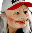 Halloween Granny Mask Latex Headgear Wig Mask