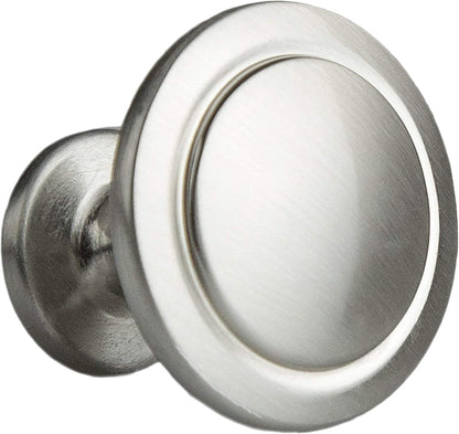 25 Pack Satin Nickel 1 1/14 Inch round Kitchen Cabinet Knobs, round Drawer Knob for Cabinets Dressers Drawers - Satin Nickel Kitchen Cabinet Hardware