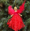 Christmas Children's Cute Doll Plush Angel Pendant