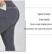 Women's Plus Size Sports Pocket Fitness Trousers