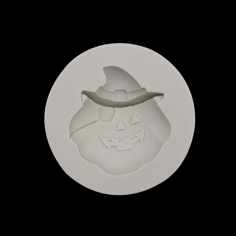 Halloween Pumpkin Head Skull Silicone Mould