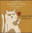 A Year Of Snarky Cats 2024 Wall Calendar