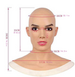 Halloween Cosplay Costume Mask Latex Bald Beauty