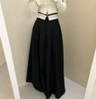 Women's Fashion Flanging Contrast Skirt