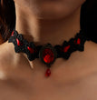Retro Temperament Gem Halloween Clavicle Chain