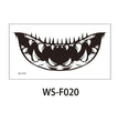 Halloween Mouth Teeth Tattoo Stickers Waterproof