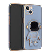 3D Astronaut Phone Case Anti-Drop Electroplating Bracket
