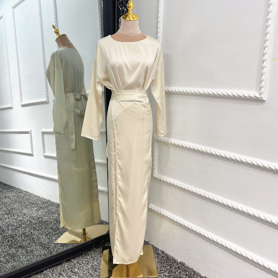Soft Waist Dress Satin Women
