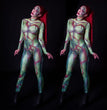 Halloween Costume Women's Makeup 3D Printing Jumpsuit