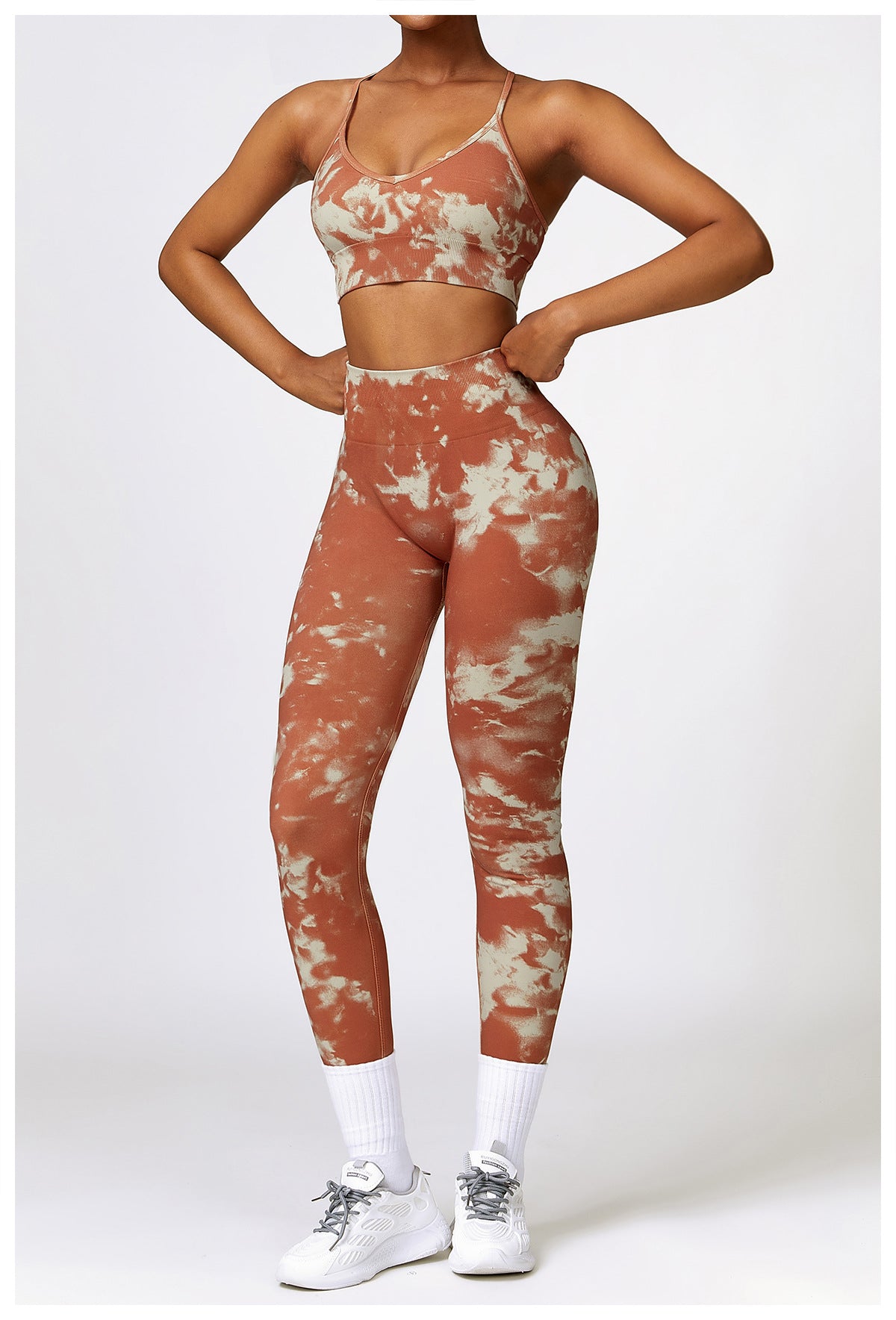 Camouflage Printing Seamless Yoga Suit