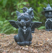New Independent Station Halloween Magic Cat Resin Crafts
