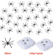 Sqft Halloween Spider Web Decorations Super Stretch White Webbing