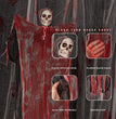 Halloween Hanging Ghost Pendant Dyed Blood Horror Skull Pendants For Halloween Party Patio Lawn Window House Decoration