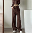 High Waist Drooping Drawstring Mop Slightly Spicy Sweatpants Sports Pants Female Loose Wide-leg Pants For Women