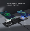 Magnetic Wireless Charger Mobile Phone Watch Headset Portable Fast Charging