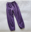 Sports Pants Female Fleece Lined Thick Loose Outerwear Casual Pants