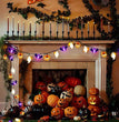 Colorful Lights String Halloween Decoration Spider Bat Ghost