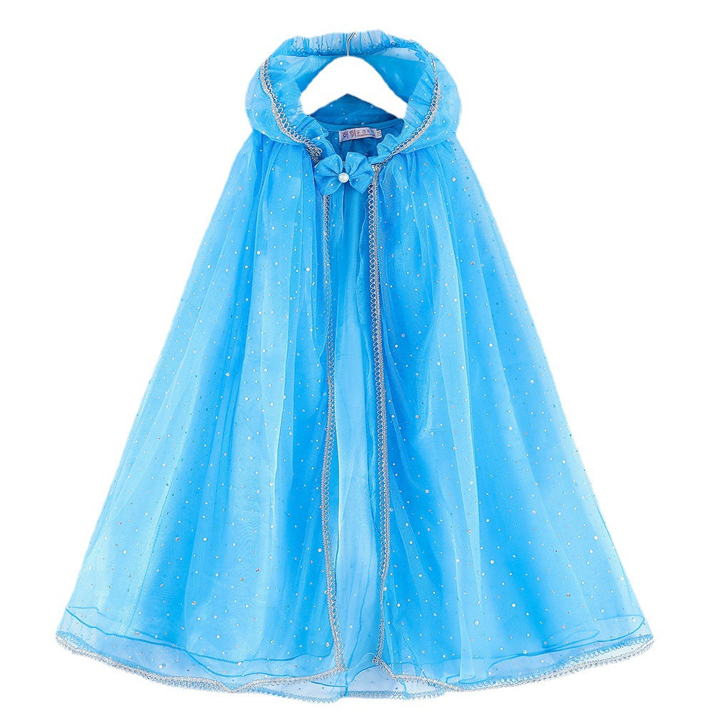 Princess Cloak Halloween Children Witch Cloak