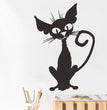Foreign Trade Carved Wall Stickers Halloween Thriller Black Cat Creative Wall Decoration Removable Stickers FX1531 Van Gogh