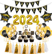 2024 New Year Suit Party Decoration Layout