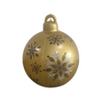 Christmas Ornament Ball Outdoor Pvc 60CM Inflatable Decorated Ball PVC Giant Big Large Balls Xmas Tree Decorations Toy Ball