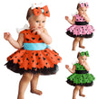 Girls Fashion Simple Halloween Mesh Costume Suit