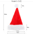 Increase Thicker Big Ball Santa Christmas Plush Hats