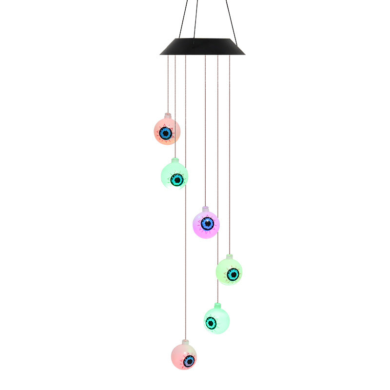 Halloween Decoration Led Solar Wind Chime Lamp
