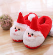 Santa Claus Cotton Shoes Slippers Plush Toy Gift Winter