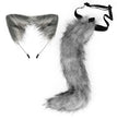 Halloween Party Faux Fox Tail Hairband Plush