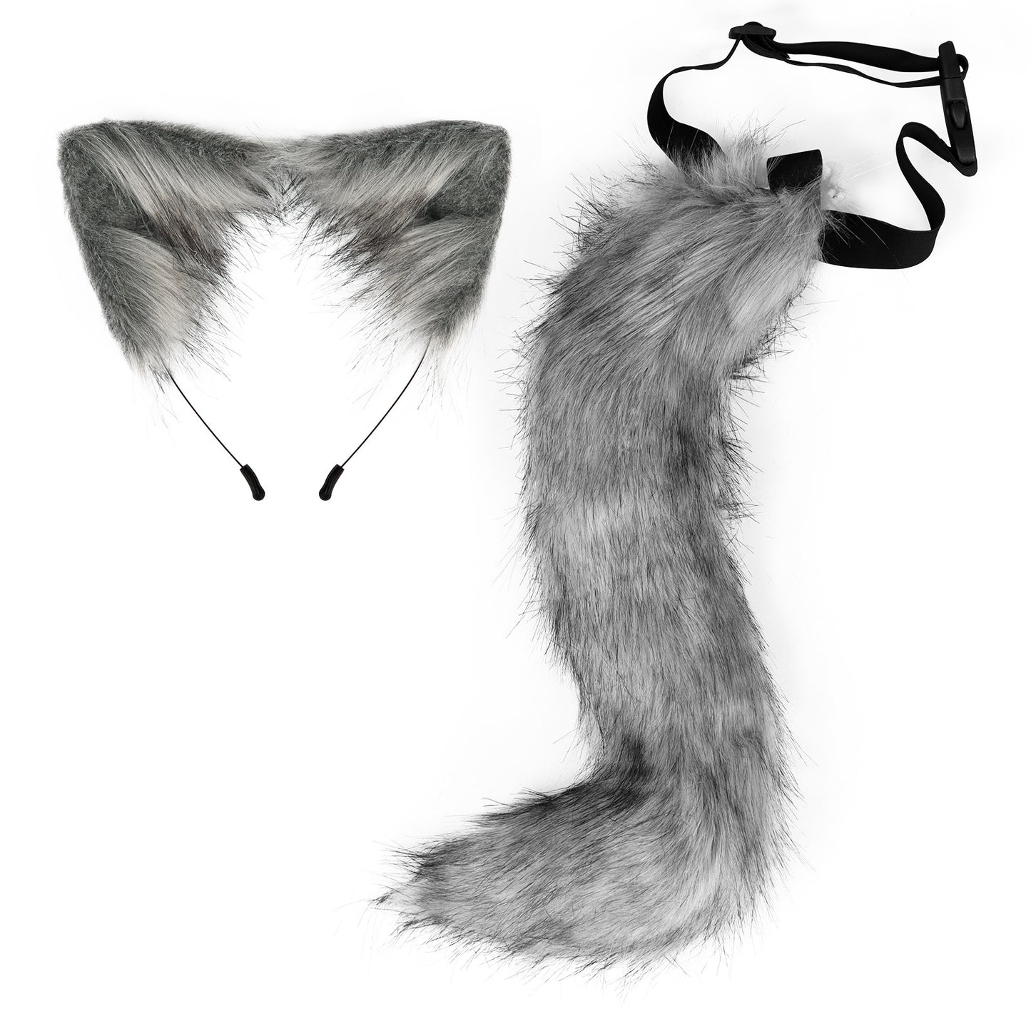 Halloween Party Faux Fox Tail Hairband Plush