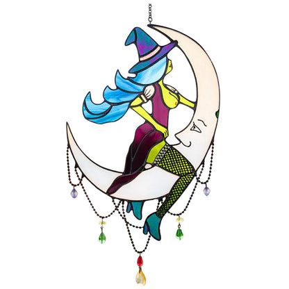 Halloween Acrylic Witch Color Scarecrow Pendant