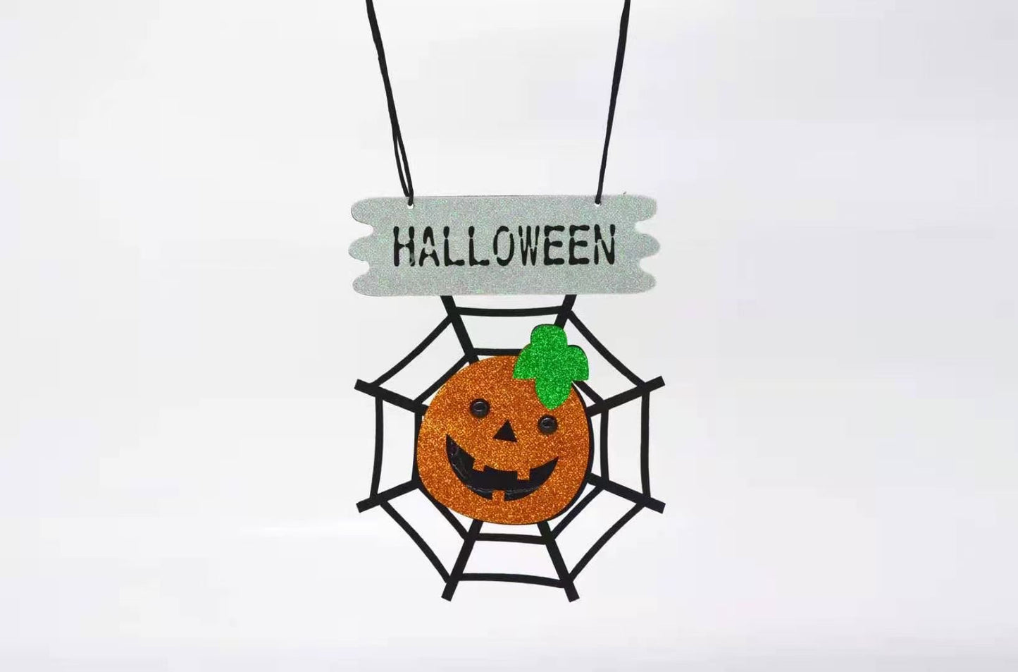 Halloween Pendant Broom Pumpkin Lantern Light Music Tricky Funny Bar Playground Decorative Lantern