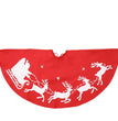 Christmas Elk Printing Christmas Tree Skirt Decoration Venue Props