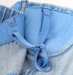 Denim Beaded Tube Top Body Sculpting Costumes