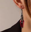 Halloween Earrings Ins Style Red Bat Spider Retro Earrings Jewelry
