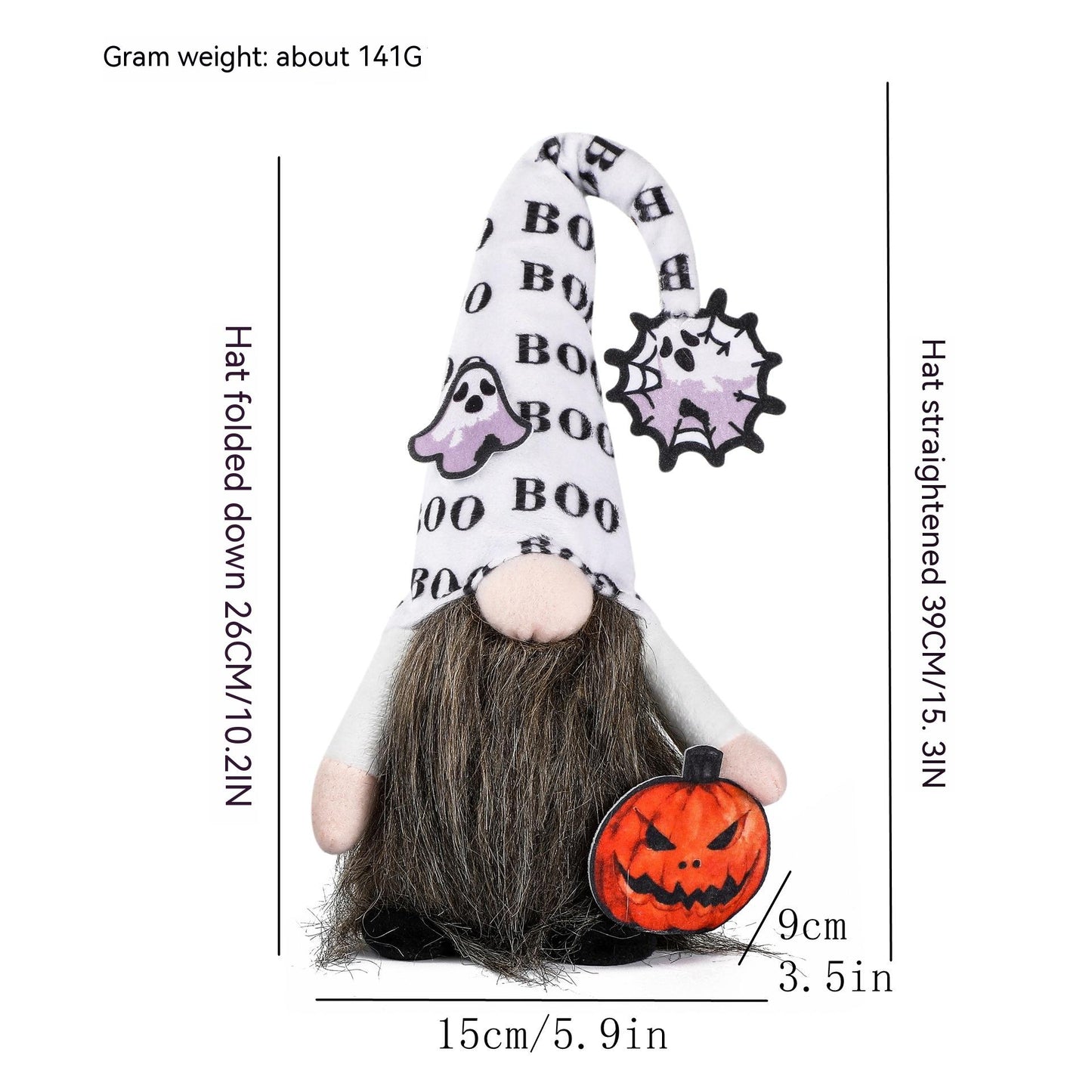 Halloween Decoration Sitting Faceless Doll Rudolf