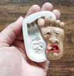 Halloween Heart Human Brain Shaped Silicone Mold
