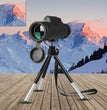 Compatible with Apple, Monocular Telescope Zoom Scope with Compass Phone Clip Tripod