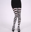 Rainbow Colorful Striped Stockings For Halloween Party