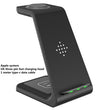 3 In 1 Fast Charging Station Wireless Charger Stand Wireless Quick Charge Dock For Phone Holder