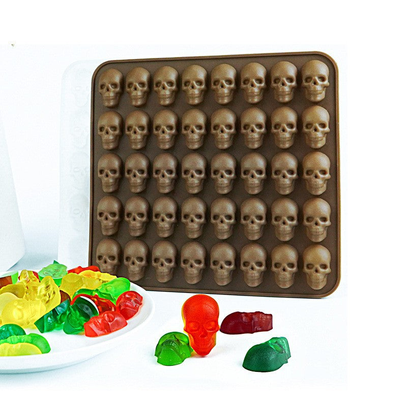 Halloween 40 Skull Ice Cube Baking Mould