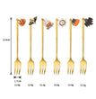 Halloween Style Pendant Stainless Steel Coffee  Creative Pumpkin Spoon