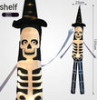 Halloween Led Colored Lamp Skull Frame Hair Dryer Decorative Lights